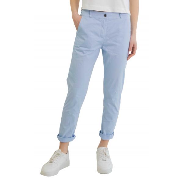 Chino senza pence in cotone